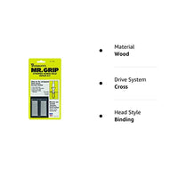 1 x RAW Customer Returns Woodmate 2498 Mr. Grip screw hole repair kit, steel, 1 piece - RRP €9.29