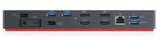 1 x RAW Customer Returns Lenovo ThinkPad Thunderbolt 3 Docking Station 40AN0135EU - RRP €236.57