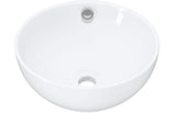 1 x RAW Customer Returns Washbasin for your Main and Guest Bathroom Waschbecken24 38x38x16cm, White A87  - RRP €66.11