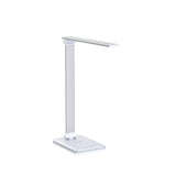 1 x RAW Customer Returns LED desk lamp with wireless charging, dimmable desk lamp 10 brightness and 5 color levels, USB connection, eye-friendly, 45 min auto timer, dimmable office lamp table lamp bedside lamp reading lamp - RRP €27.99