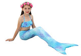 1 x RAW Customer Returns shepretty mermaid tail suit for mermaid swimming for children.,A6,130 - RRP €28.22