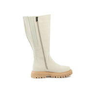 1 x RAW Customer Returns GABYLOU Wide calf boots 2XL - Virginie model, LT Beige23, 39 - RRP €94.39