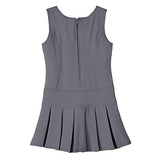 1 x Brand New BIENZOE Girls Stretchy High-tech Durable Dresses Gray 8 8-9 years  - RRP €29.99