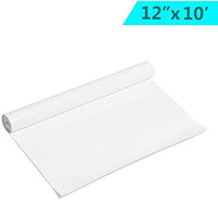 1 x RAW Customer Returns HIKENRI Plotter Film Textile, HTV Vinyl Heat Transfer Film Plotter White 30.5 305cm, Vinyl Film Plotter Self-Adhesive White, Flex Film White, Iron-On Film for DIY Clothing, Bags, Plotters, Crafts - RRP €12.04