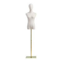 1 x RAW Customer Returns Tailor s dummy female bust torso, mannequin body female, height adjustable with metal base, female bust for boutique clothing store - RRP €153.82