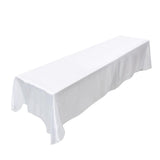 1 x RAW Customer Returns BIT.FLY White Tablecloth 145 x 320CM Rectangular Stain Resistant Tablecloth for Celebrations, Parties, Hotels, Events, Weddings - RRP €16.99