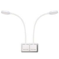 1 x RAW Customer Returns ENUOTEK White LED socket lamp plug light, 4W 350Lm LED reading lamp bed gooseneck dimmable with plug and touch switch for bedroom lamp, neutral white lighting 4000K - RRP €21.8