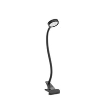 1 x RAW Customer Returns EYOCEAN reading lamp, LED bedside lamp, gooseneck clamp light, children s bed lamp, 3 modes 9 brightness levels, eye care desk lamp for office home use, adapter included, 5W, black - RRP €16.99