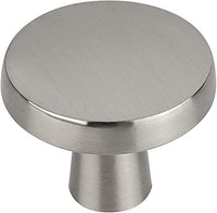 1 x RAW Customer Returns LONTAN Pack of 15 furniture knobs silver matt cabinet knobs stainless steel handles round furniture knob polished nickel cabinet knobs furniture knob brushed one hole drawer knobs - RRP €34.03