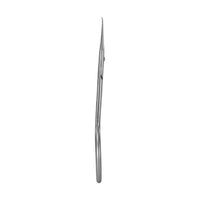 1 x RAW Customer Returns STALEKS Pro - Professional Skin Cuticle Scissors, Curved Handle, Short Handle Length S Blade Length - 25mm, Hook Shape Exclusive 21 Type 2 Design Magnolia Flower SX-21 2m - RRP €36.68