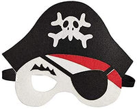 1 x Brand New Halloween Capes with Pirate Eye Patch for Halloween Party Accessories - RRP €20.4