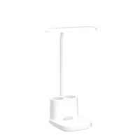 1 x RAW Customer Returns Desk lamp for children, 60 LED dimmable table lamp 3 modes USB connection bedside lamp, touch desk light with pen holder 3600 mAh 360 adjustable gooseneck reading light living room office - RRP €28.99