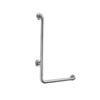 1 x RAW Customer Returns NAIAWAN 19 27 inch L-shaped grab bar for showers, stainless steel vertical angle grab bars, wall mount for bathtubs, handicap safety rails for pregnant women, seniors - RRP €68.0