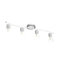 1 x RAW Customer Returns Unique 4-flame LED ceiling spotlight E14 modern ceiling lights pivoting living room ceiling lamp 230V without bulb - RRP €48.4