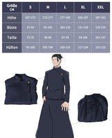 2 x Brand New FCCAM Geto Suguru Cosplay Jujutsu Kaisen Cosplay Geto Suguru Cosplay Costume Carnival Costume Halloween Cosplay Costume,Geto Suguru,Dark blue,XXL - RRP €60.46