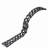 1 x RAW Customer Returns MaKTech Ceramic Watch Strap for Apple Watch, Three-Part Diamond Link Bracelet with Butterfly Clasp, Compatible with iWatch Series 9 Ultra 2 SE 8 7 2023 41mm 40mm, Black  - RRP €34.19