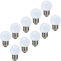 1 x RAW Customer Returns Aiwerttes E27 LED light bulb, colored light bulb 2W LED golf ball bulb, 20W light bulb Equilavent, AC220-240V, 200 lumens, 3000K warm white Edison screw bulb, not dimmable, 10 packs - RRP €13.45