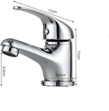 1 x RAW Customer Returns VOLTGY - Chrome-plated single-lever basin mixer with standard 3 8 hose for Spain. Elegance and Functionality. - RRP €26.45