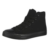 1 x RAW Customer Returns Elara Unisex Sneaker Women Men High Top Chunkyrayan ZCA014 CB019 Allblack-39 - RRP €26.17