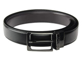 1 x RAW Customer Returns Pierre Cardin men s belt with classic buckle made of 100 natural leather Minimalist Elegant Stylish Color Double Black Size 135 - RRP €27.6