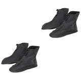 7 x Brand New INOOMP 2 Pairs Outdoor Boot Covers Waterproof Hiking Shoes Waterproof Overshoes Windproof Boot Covers Antifreeze Boot Covers Shoe Covers for Climbing Ski Overshoes - RRP €205.73