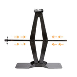 1 x RAW Customer Returns leadstand 3 ton scissor jack, labor-saving design, enlarged base, thickened steel plate, maximum height 442 mm, suitable for cars and sports vehicles. - RRP €33.9