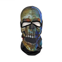 3 x Brand New 4 Pack Full Face Balaclava with Skull Design for Riding, Halloween, All Outdoor Activities - RRP €68.4