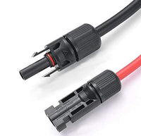 1 x RAW Customer Returns solartronics extension cable 4mm including solar plug 2x5m T V-certified - solar cable extension on both sides red black - photovoltaic cable with plug - solar cable - Made in Germany - RRP €15.08