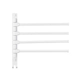 1 x RAW Customer Returns G rbach aluminum towel rail towel rail white HH-4MW  - RRP €20.17