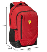 1 x RAW Customer Returns Ferrari Unisex Children and Teenagers Zaino Scuola Backpack, Red, Taglia unica - RRP €27.6