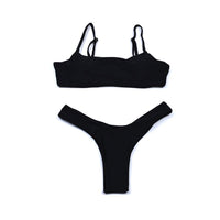 1 x RAW Customer Returns meioro Bikini Sets for Women Push Up Thong Low Waist Swimsuit Bikini Set Swimwear Beachwear - RRP €27.99