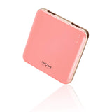 1 x RAW Customer Returns MOXNICE Power Bank 10000 mAh Power Bank, Super Light Slim External Battery with 2 Outputs for Smartphones, Tablets, Gifts for Women Pink  - RRP €27.99