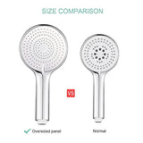 2 x RAW Customer Returns Caiery Large High Pressure Shower Head with 1.5 m Hose, Handheld Universal Shower Head, High Pressure Hand Shower with Water Saving, Premium Shower Set - RRP €39.84