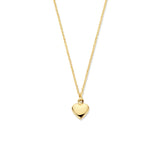 1 x RAW Customer Returns Sparkle14 - 585 real gold anchor - necklace with heart for women and girls - 5.5 x 6 mm heart - 14 carat gold necklace - 42 and 45 cm wearing length - sustainably produced - RRP €37.16