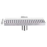 1 x RAW Customer Returns WOLFBIRD 30CM shower channel stainless steel drain channel floor drain, self-cleaning siphon with odor stop, hair strainer - edge drain - RRP €19.82