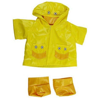 1 x RAW Customer Returns Yellow Raincoat - Teddy Bear Clothes - Teddy Bear Outfit - 40cm - Bear not included - RRP €16.33