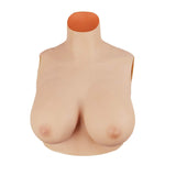 1 x RAW Customer Returns KUMIHO Silicone Breast Breast Forms Breast Prosthesis Artificial Breasts Transgender Crossdresser Realistic Skin - Second Generation - High Quality Soft Silicone, E cup, No.2 - RRP €126.05