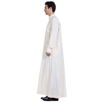 1 x Brand New Janjunsi Men s Islamic Muslim Jubba Thobe Arabic Clothing Kaftan Middle East Traditional Costume Dubai Turkish Dishdasha - RRP €22.8