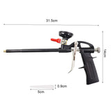 1 x RAW Customer Returns UYUYong Foam Gun Stainless Steel Aluminum Construction Foam Gun PTFE with Switch No-Clean No-Cleaner PU Foam Gun with Ergonomic Handle for Gun Foam Assembly Foam Seal Filling - RRP €17.77