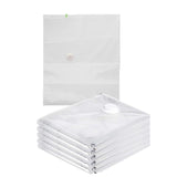 1 x RAW Customer Returns 6 Pieces Clothes Vacuum Bags, Transparent Vacuum Sack Bags for Clothes Duvet 80X120cm  - RRP €18.97