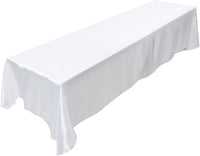 1 x RAW Customer Returns JIUERYY Satin Tablecloth for Wedding Banquet Banquet Event Christening Decoration, White, 250x350CM - RRP €20.99