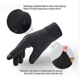 1 x RAW Customer Returns LERWAY Winter Warm Gloves, Touchscreen Winter Gloves Men Women Cycling Gloves Sports Windproof Gloves MTB Gloves Black for Cycling, Running, Driving, Jogging, Skiing M  - RRP €17.99