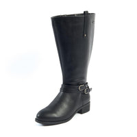 1 x RAW Customer Returns GABYLOU Wide calf boots 2XL - Virginie model, Black23, 37 - RRP €109.57