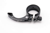 1 x RAW Customer Returns Seat clamp with quick release 40mm aluminum quick release black  - RRP €8.76