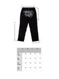 1 x RAW Customer Returns Minus Two, Cargo Pants, Straight Cut, Street, Pocket, High Waist, Printed, Hip Hop Color Silver, Size S  - RRP €32.15