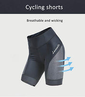 1 x RAW Customer Returns GodUp Women s Padded Cycling Shorts Bicycle Shorts for Cycling Downhill MTB S, Black  - RRP €13.1