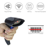 1 x RAW Customer Returns NETUM 2.4GHz CCD Barcode Scanner Wireless wireless CCD handheld scanner handheld reader USB precise and fast reading wireless or wired for mobile payment computer screen NT-W6 - RRP €33.99