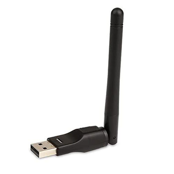 1 x RAW Customer Returns J J Wifi - Ralink RT5370 - OEM WiFi Dongle Mini Receiver with External Antenna Wireless with USB Port Long Range 150Mbps for Skybox Decoder Zgemma Sunray Dreambox - RRP €15.98