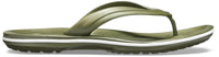 1 x RAW Customer Returns Crocs Unisex Crocband Flip Flops, Army Green White, 38 39 EU - RRP €34.99