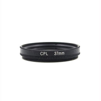 1 x RAW Customer Returns TEHAUX Clip-On Phone Lens Camera Circular Polarizer Density Filter Kit 37mm Lens Camera Lens Universal Polarizer Camera Lens Black  - RRP €6.04